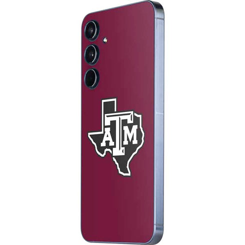 Texas A&M University Black Logo Galaxy A36 5G Skin